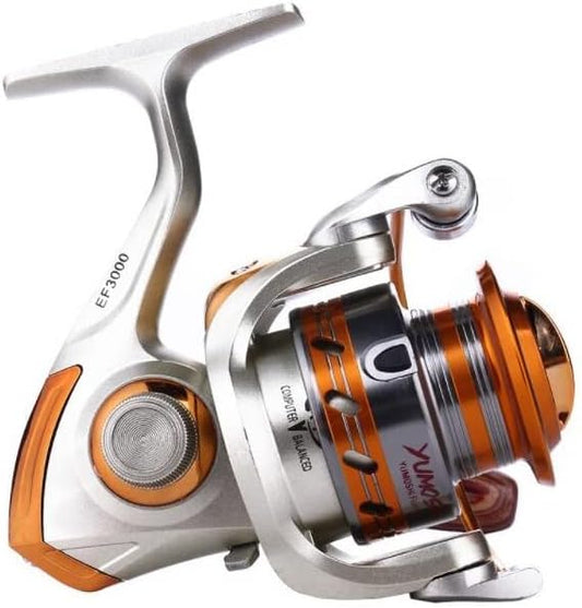 Toubibibi Fishing Spinning Reel 12 BB Whole Metal Line Cup, Smooth Reel with Graphite Body