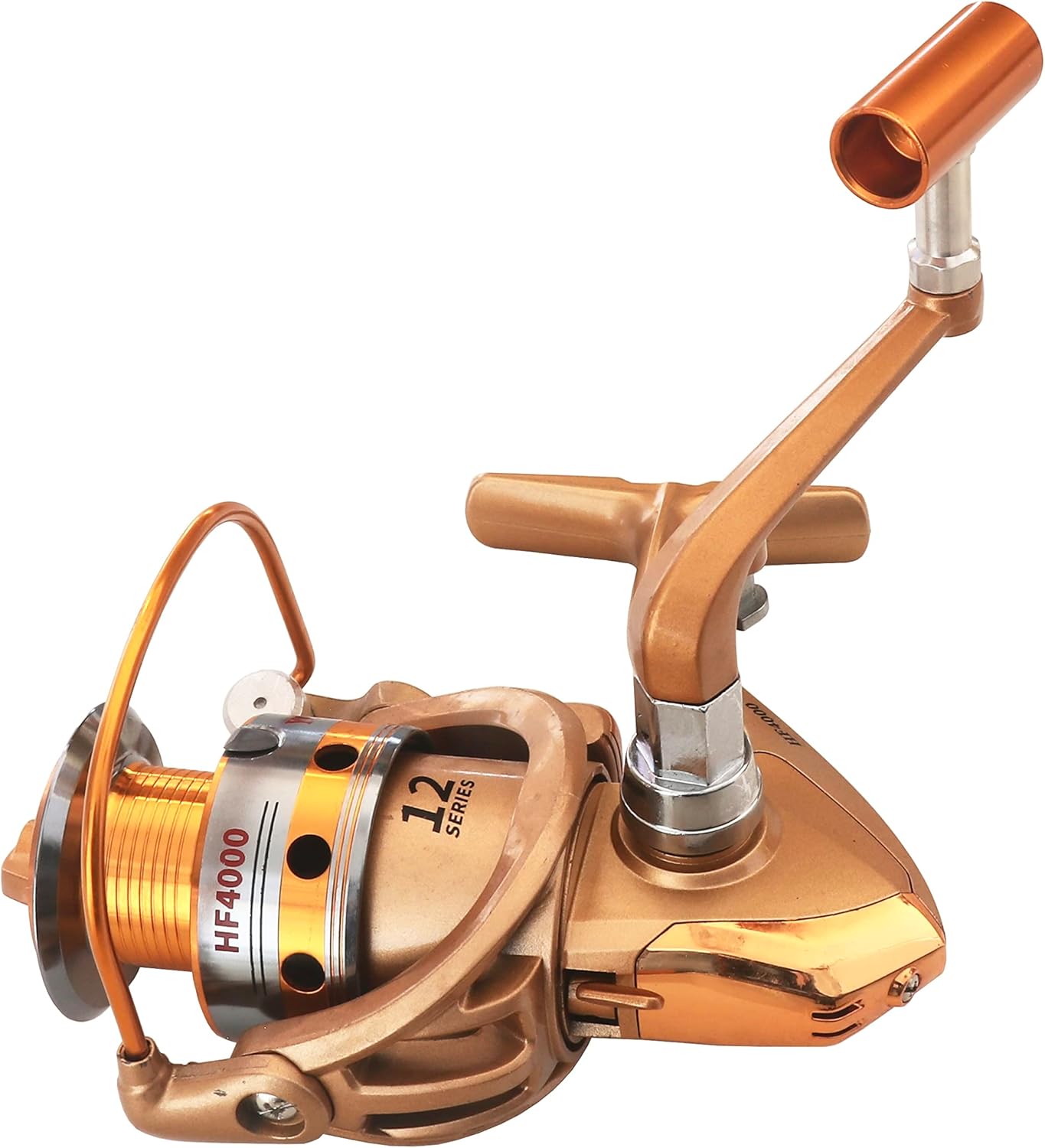 Toubibibi Fishing Spinning Reel 10 BB Gear Ratio 5.5:1 Golden Fishing Reel